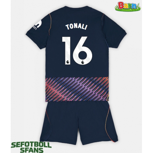 Tottenham Hotspur Sandro Tonali #16 Bortaställ Barn 2026-27 Kortärmad (+ Korta byxor) Tottenham Hotspur Sandro Tonali #16 Bortaställ Barn 2026-27 Kortärmad (+ Korta byxor)